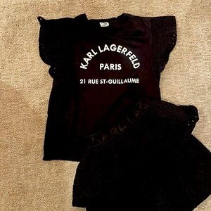 Kids Karl lagerfield shirt worn a few times